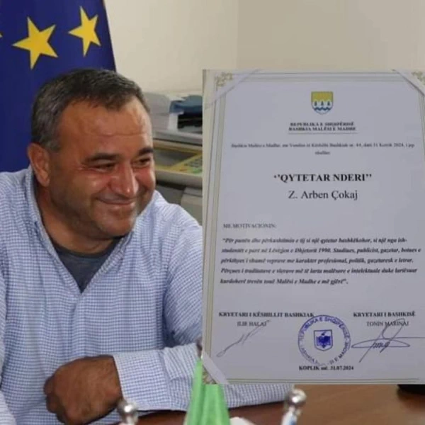 Arben Çokaj - Qytetar nderi Arben Çokaj - Qytetar nderi