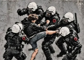 KUNDËR DHUNËS, POR… Klevi Metaj - heroi i protestës