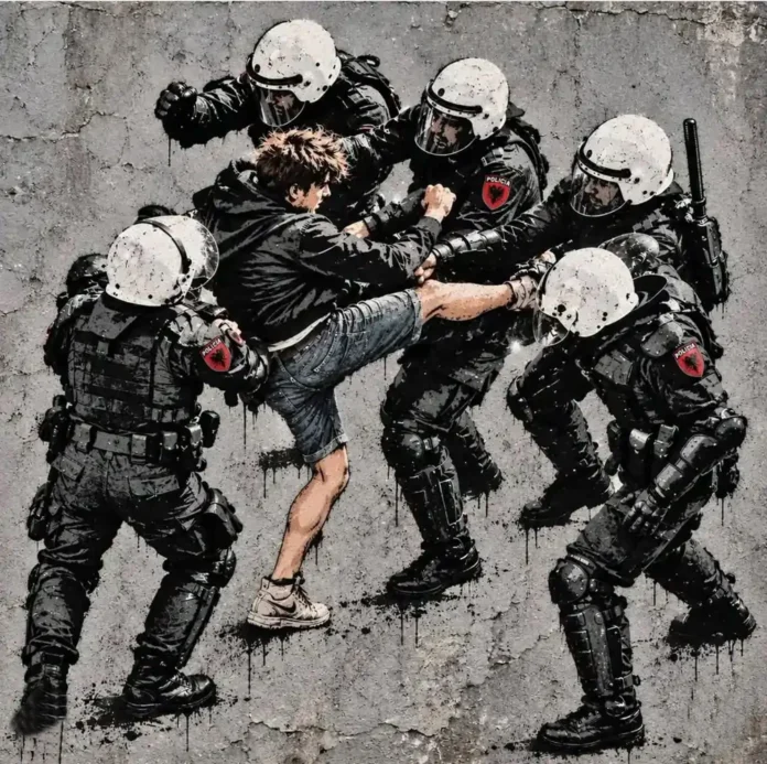 Klevi Metaj - heroi i protestës Klevi Metaj - heroi i protestës