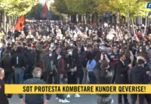 Ore shqiptarë pa plisa të bardhë, qysh po i delni Ramës përballë! Protesta - 24-10-2026